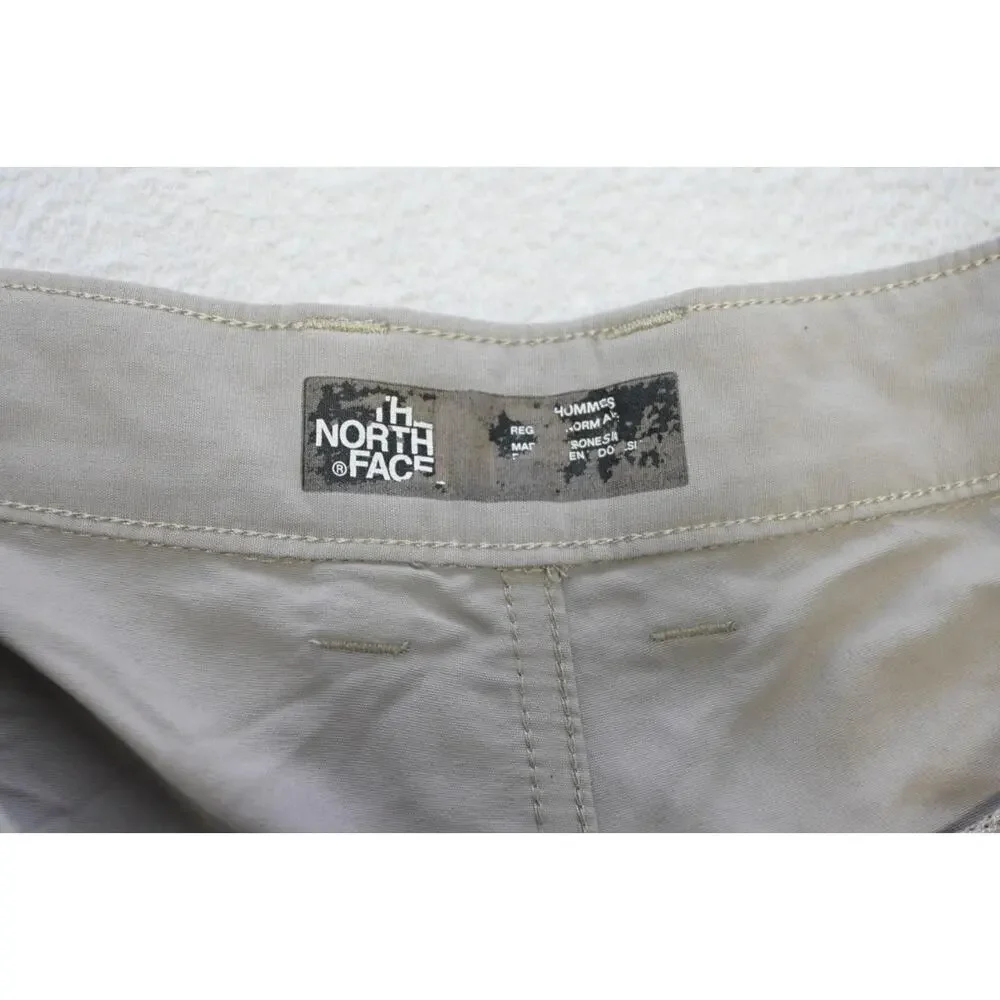 The North Face Nylon Tech Shorts Fishing‎ Hiking Trekking Gray Mens Sz 34